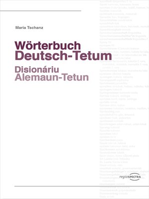 cover image of Wörterbuch Deutsch-Tetum